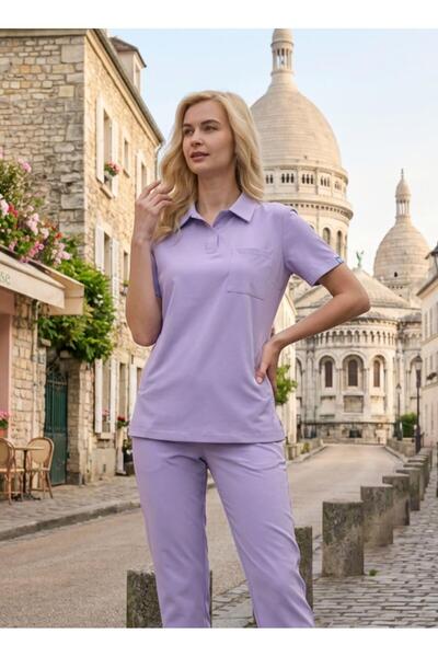 Dr. Mitra طقم نسائي من طراز باريس ليلا قماش قابل للتمدد طاقم طبي للممرضات وال...