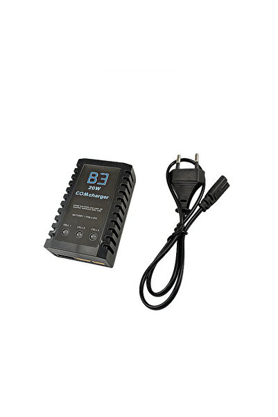 Choice شاحن B3 بقوة 20 واط، قابس أوروبي، شاحن متوازن، بطارية طائرة بدون طيار،...