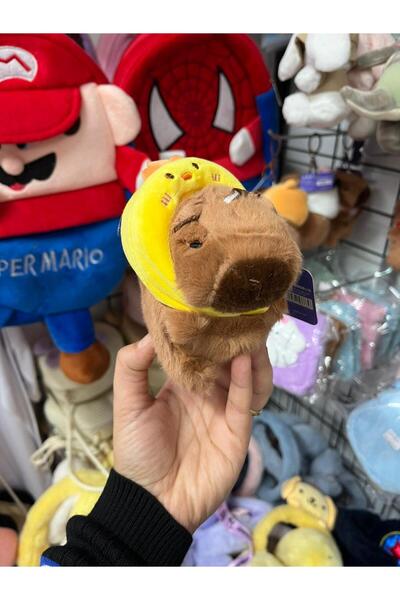 EyER Shoping Breloc cu pălărie Capy Bara de calitate VIP de dimensiune gigant...