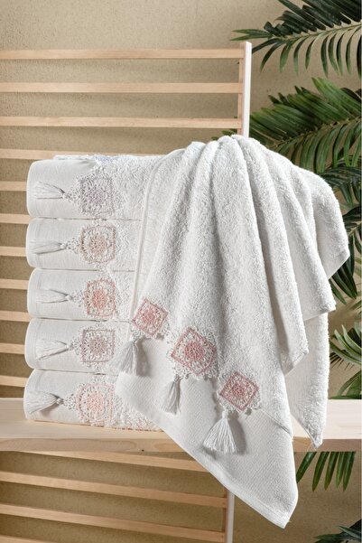 Fiesta Tekstil 50X90 Süzene Dantelli Class 6 Bamboo Towel
