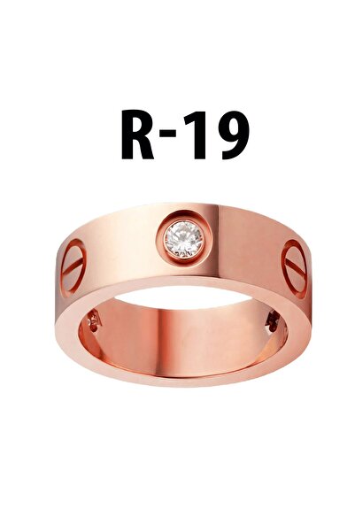 NKIE JEWELS Kartier Stone Ring Rose Color Number 19