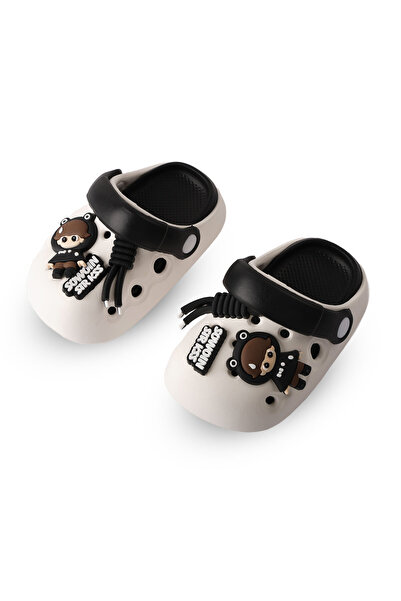 TOOBACO Clogs with a back strap and childish stickers