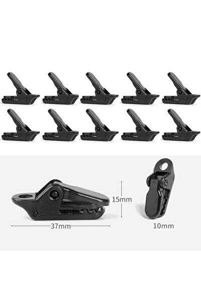 Choice 10PCS Sturdy Anti-Wind Tent Clips, Heavy Duty Camping Clamps for Secur...