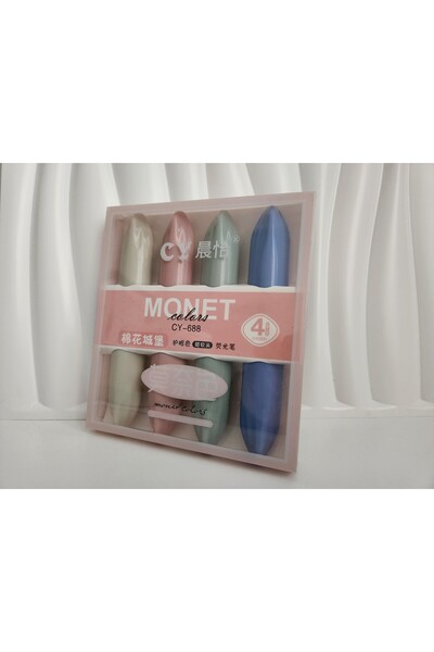 Kapudan 4 Color Soft Stylish Design Boxed Highlighter Pen Set