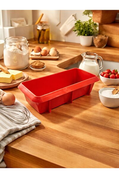 Nesto Home Silikon Baton Kek Ve Ekmek Kalıbı ,Esnek & Yapışmaz