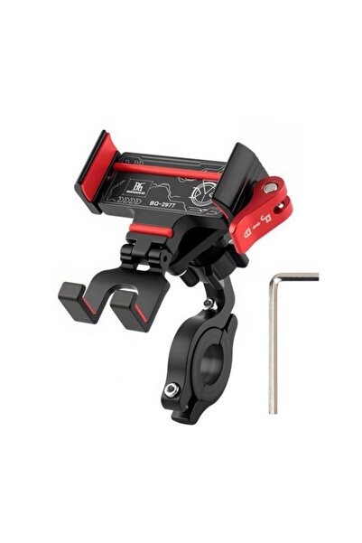 Streak Motorsiklet Bisiklet Hızlı Kilit Sistemli Ayarlanabilir Telefon Tutucu