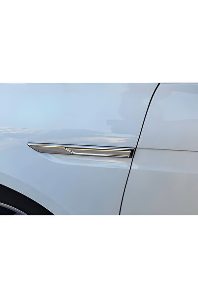Kml34tuning55 Renault Megane 4 Krom Çamurluk Sinyal Çıtası 2021-2024 2 Parça ...