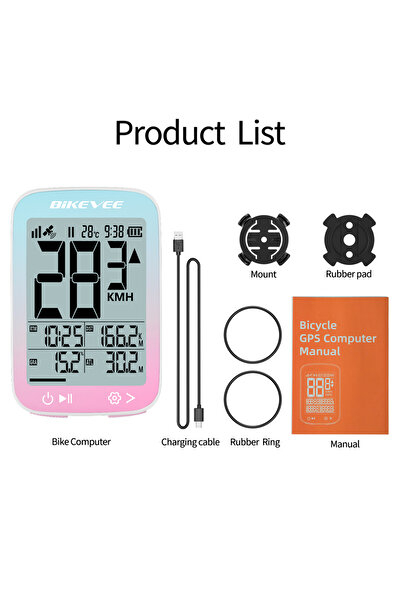 Choice BKV-3001G-A Cycling Digital Computer LCD Display Backlight Waterproof ...