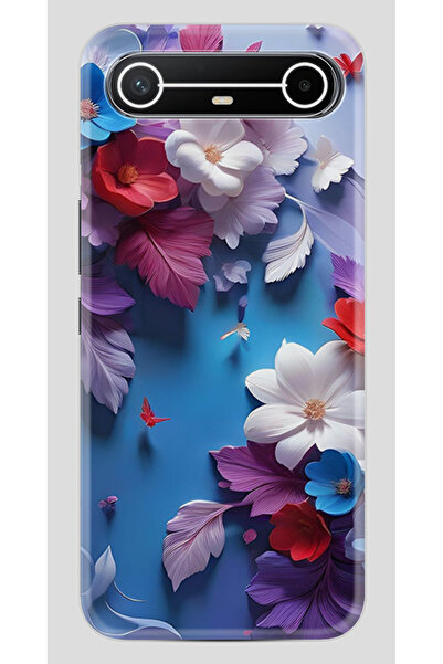 TECNO Spark Slim 5G (KM9) Kılıf Baskılı Desenli Yüksek Korumalı Silikon Kapak...