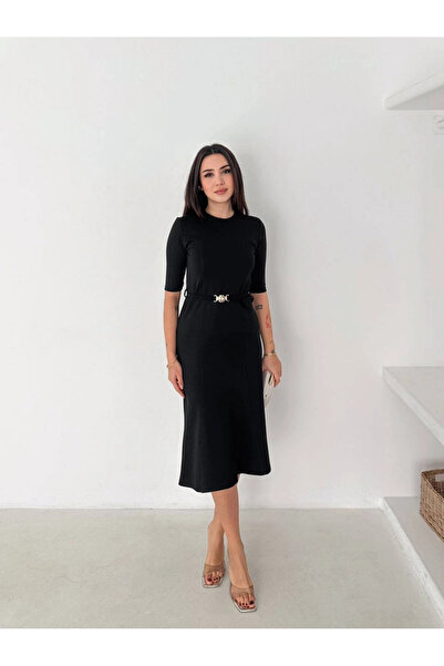 Cool & Sexy Women's Belted Pencil Dress