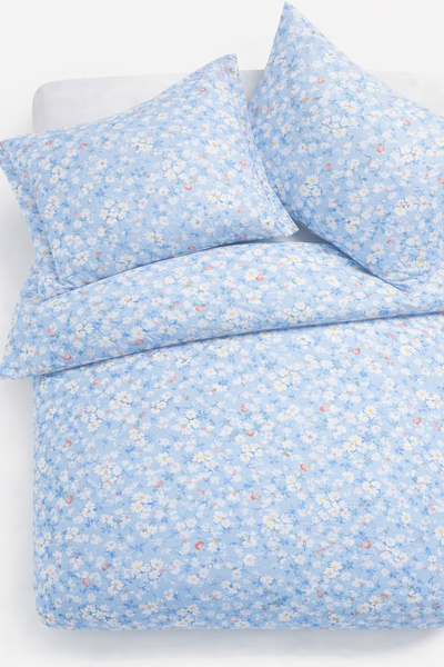 İQON Double Duvet Cover Set Daisy Yellow Setçi̇ft