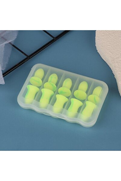 Choice B 1Box 10pcs 1/3/5 Boxes Anti-Noise Sleeping Aid Ear Care Reusable Sle...