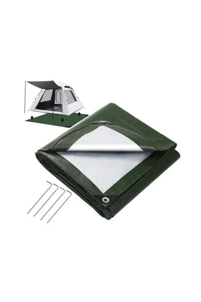 Streak Su Geçirmez Çadır 400x300 Zemin Brandası Araç Eşya Örtüsü Kamp Gölgeli...