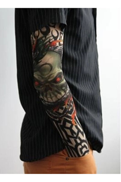 Twin Store Wearable Arm Tattoo Sock Tattoo 3D Printed Arm Leg Tattoo 2Pcs Model