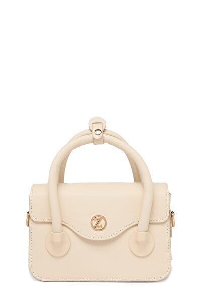 Zühre حقيبة يد وكتف صغيرة باللون البيج مع إغلاق مغناطيسي Z0052