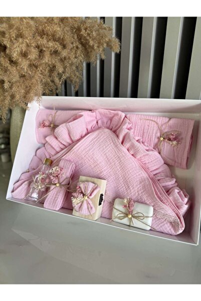 Duomar Trusou botez muselină roz