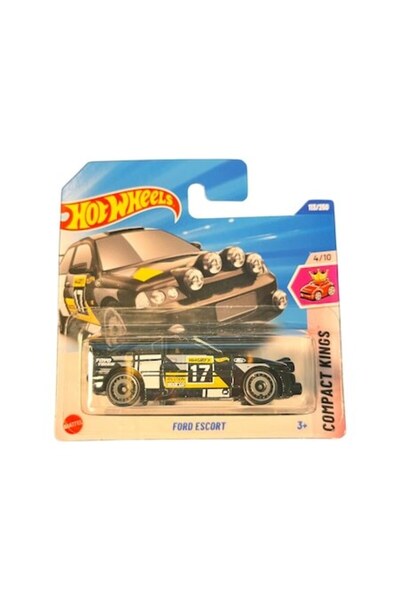 HOT WHEELS Ford toy car, black, scale 1:64 - model 2025