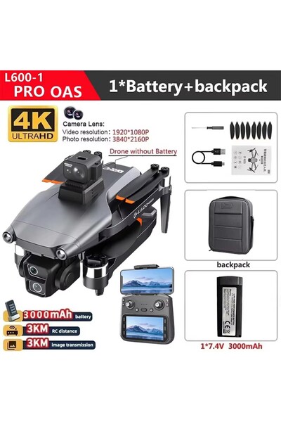 Choice طائرة بدون طيار L600-1 Pro OAS 1B L600-1 Pro GPS مزودة بكاميرا مزدوجة ...