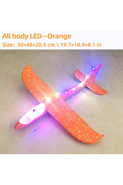 Choice9 مصباح LED برتقالي كامل 50 سم 33/50 سم كبير وامض، مصباح يدوي LED للطائ...