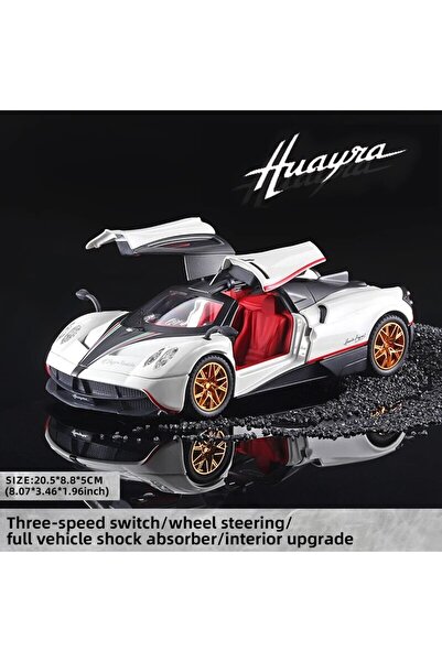 choice2 Huayra White 1:24 Scale Pagani Alloy Car Model, /Boyfriend/birthday G...