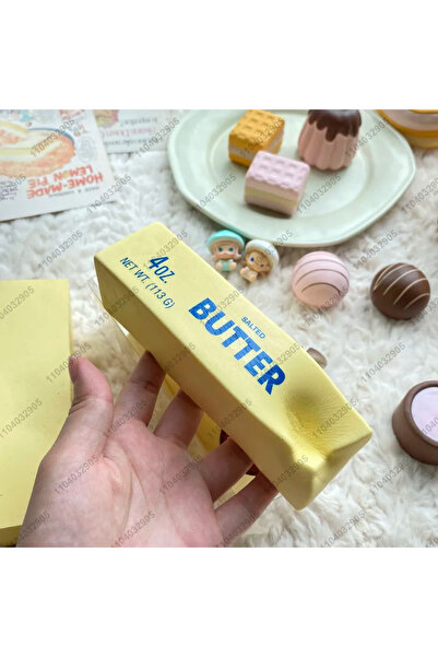 Choice لعبة إسفنجية على شكل عصا زبدة وجبنة، لعبة ضغط بطيئة الارتفاع، لعبة ضغط...