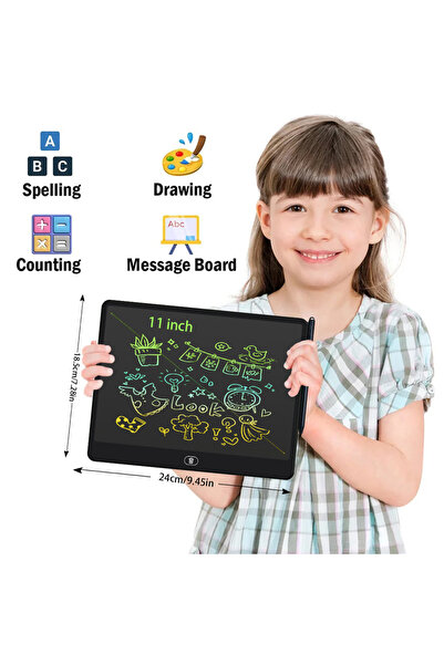 Choice5 11 INCH BLACK 16/13/11 Inch LCD Writing Board Drawing Tablet Kids Wri...