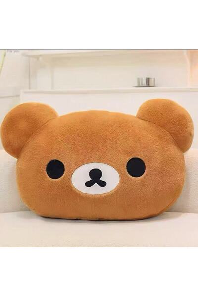 Choice وسادة يد دافئة من القطيفة على شكل ريلاكوما، دمية دب كرتونية لطيفة محشو...