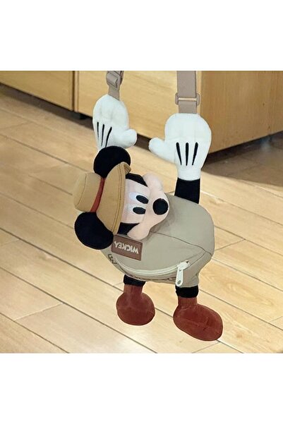 Choice حقيبة كاكي جديدة من ديزني بتصميم ميكي ماوس الكرتوني، حقيبة أنيقة وعصري...