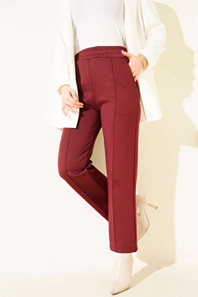 Smy moda Women's Scuba Pants with Bell Bottoms