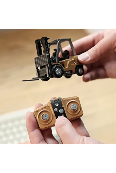 Choice رافعة شوكية من سبائك معدنية تعمل بالتحكم عن بعد بمقياس 1/64، مركبة هند...