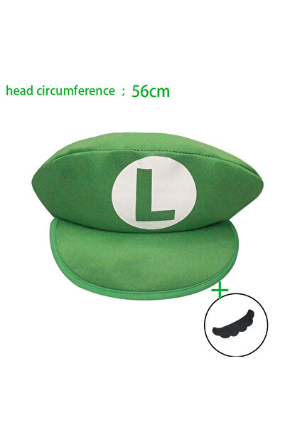 Choice1 قبعة تنكرية لشخصية لويجي من لعبة سوبر ماريو بروس الكلاسيكية من بانداي...