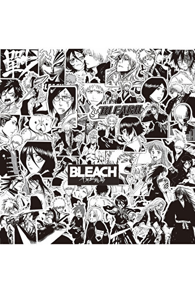 Choice1 Bandai 75PCS 10/30/75pcs Cool Anime BLEACH Cartoon Stickers Black Whi...