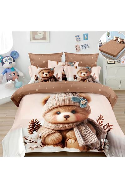 OEM Bed linen with elastic 180x200 for double bed 2 people, 4 pieces, Finet, ...