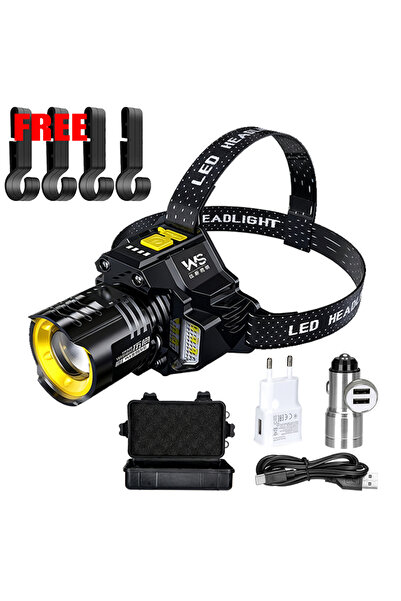 Choice مصباح أمامي WS-8663-Set مزود بمستشعر، مصباح LED أمامي، مصباح COB أمامي...