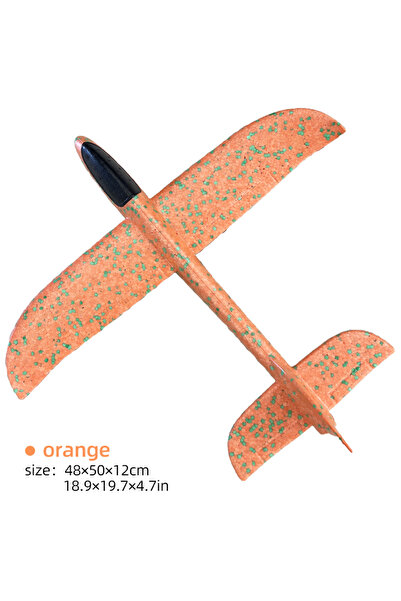 Choice14 مصباح يدوي LED برتقالي اللون بطول 50 سم بدون إضاءة LED، مناسب للطائر...