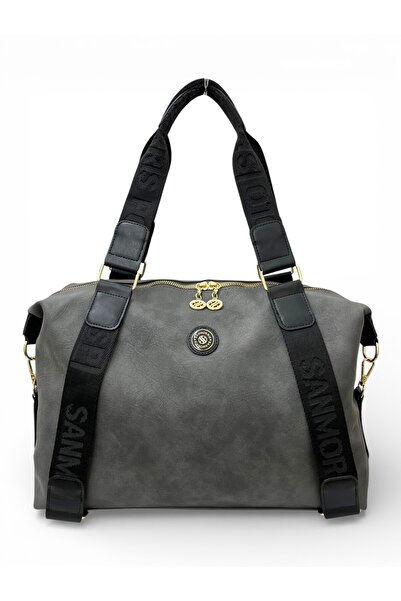 Sanmorris Дамска чанта през рамо с множество отделения, регулируема през рамо