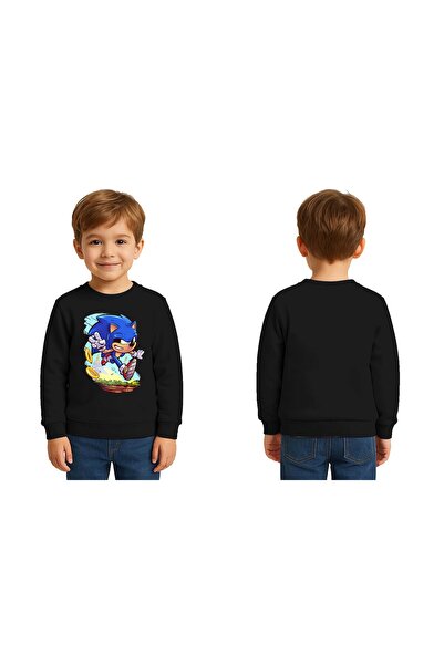 SEDİRLİ Unisex Sonic cu imprimeu pentru copii Swae tricou 3 Threaded Riser