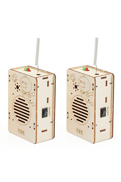 Choice Walkie-talkie DIY Wireless Walkie-talkie Model Science Toys for Kids P...