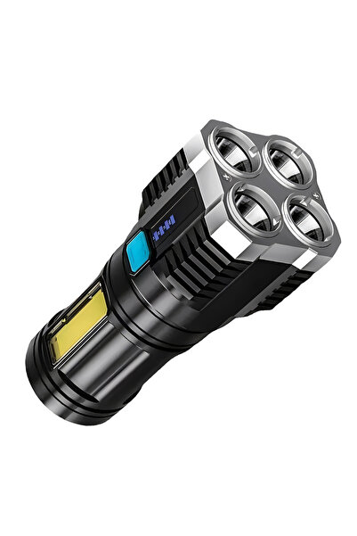 Choice 18650 black WHITE Powerful Flashlights Portable Rechargeable LED Campi...