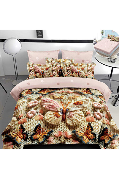 OEM Bed linen with elastic 180x200 for double bed 2 people, 4 pieces, Finet, ...