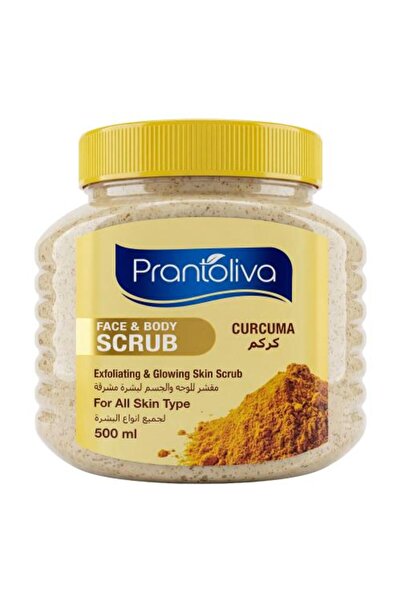 Prantoliva مقشر للوجه والجسم لبشرة مشرقة مع الكركم - 500 مل