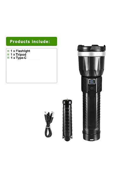 Choice ZOOM 12000mah Most Poweful LED Flashlight 6000000LM Strong Light Torch...