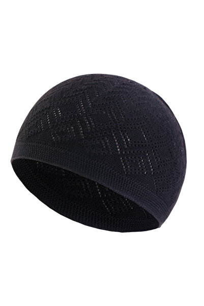 Choice One Size black Knitted Muslim Men Prayer Hats Unisex Beanies Cap Warm ...