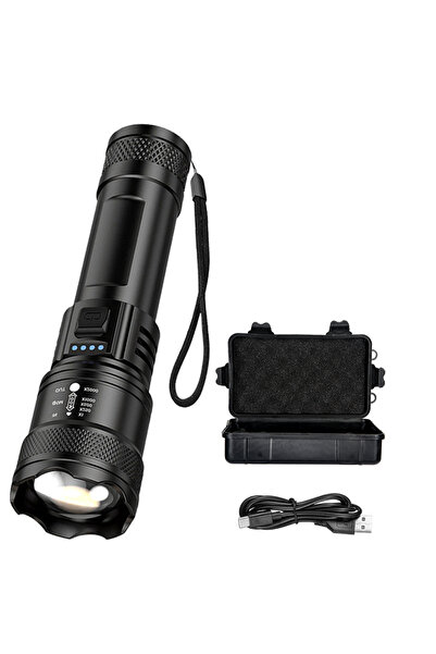 Choice 1PC Box package Super Bright Flashlight USB Rechargeable LED Long Rang...