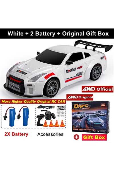 Choice سيارة دريفت جديدة تعمل بالتحكم عن بعد رباعية الدفع، بحجم كامل 1:24، مع...