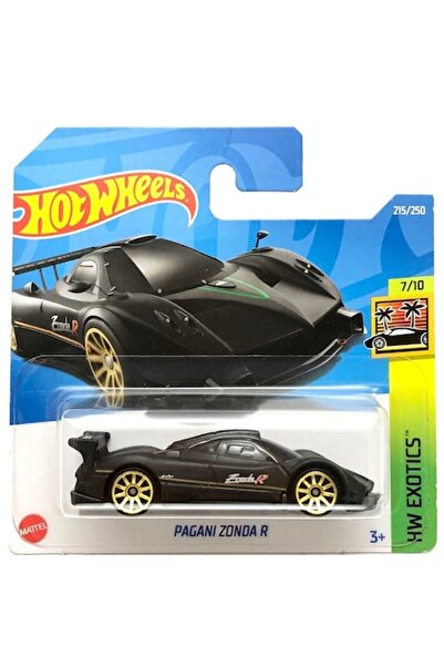 HOT WHEELS Masinuta Metalica Hot Wheels, Pagani Zonda R, Negru Mat, 1:64