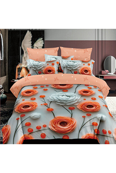 OEM Bed linen with elastic 180x200 for double bed 2 people, 4 pieces, DREAM-0707