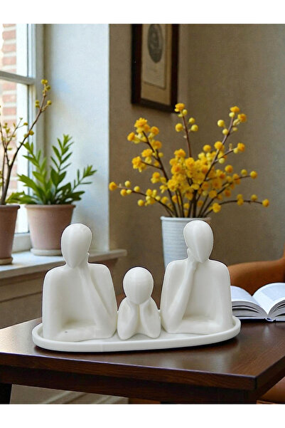Family Trinket Abstract 3-Pairs Parents Children Decorative Figure Modern Home Office Ornament