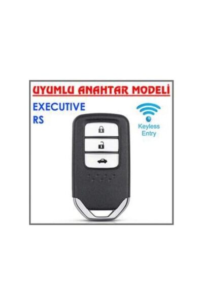 AutoHan Keys Honda Civic Accord Smart Key Case White Gold
