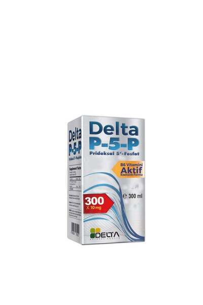 Delta naturel Delta P-5-P Pridoksal 5 Fosfat - Vitamin B6 Şurubu 300ml